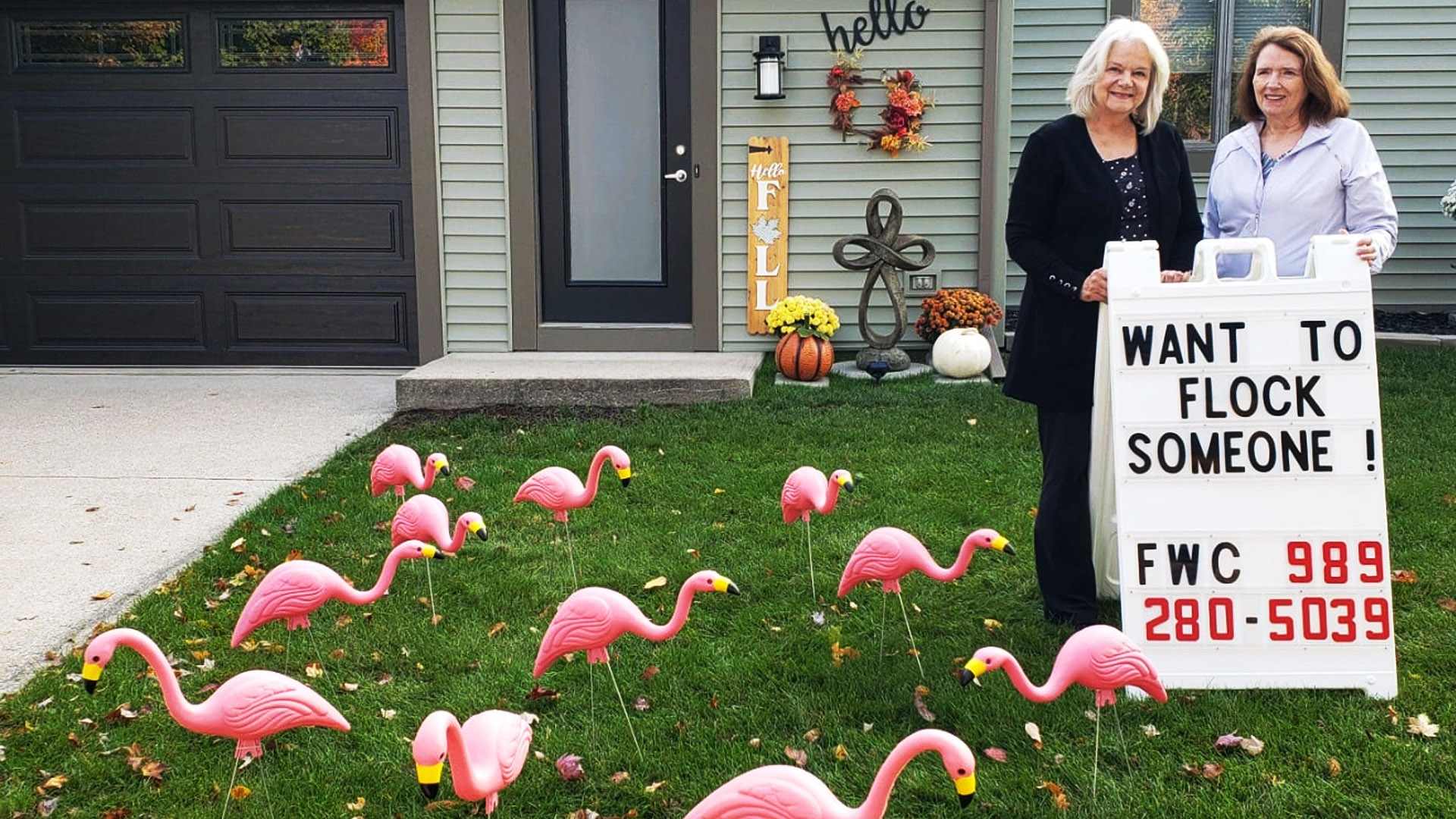 Flamingo Flocking Fun Frankenmuth Women S Club